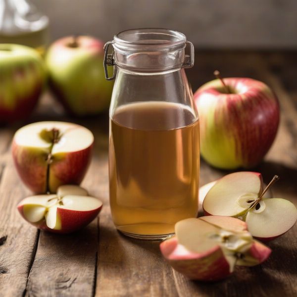 Apple Cider Vinegar in a Glass